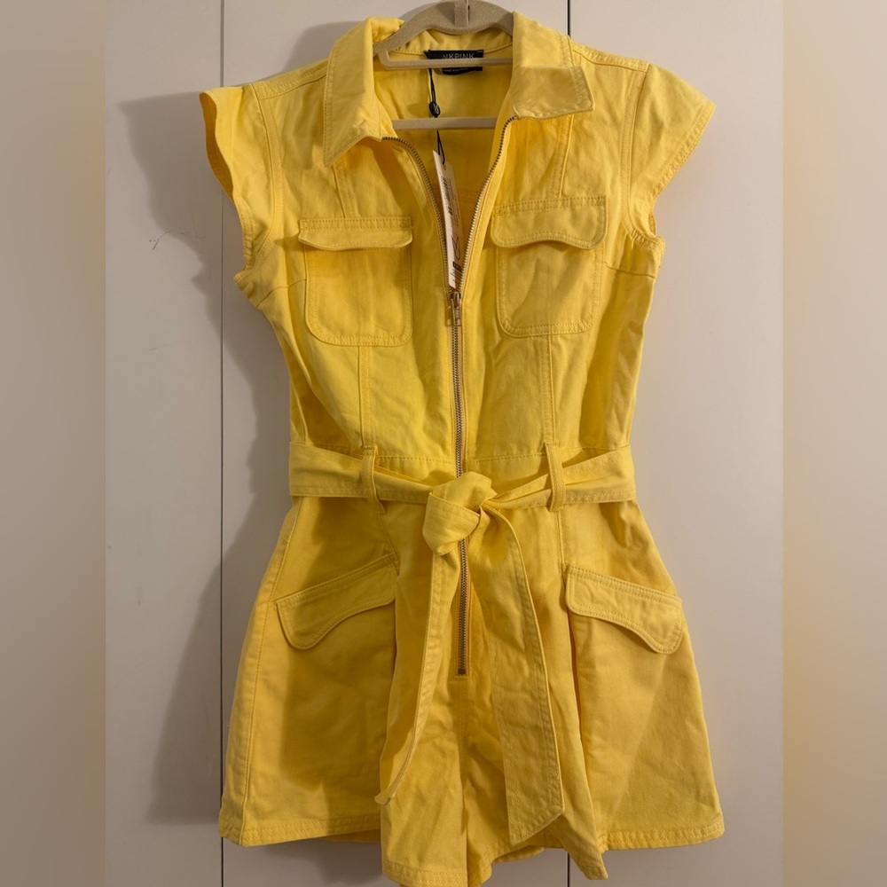 MINKPINK Ayla Scalloped Playsuit